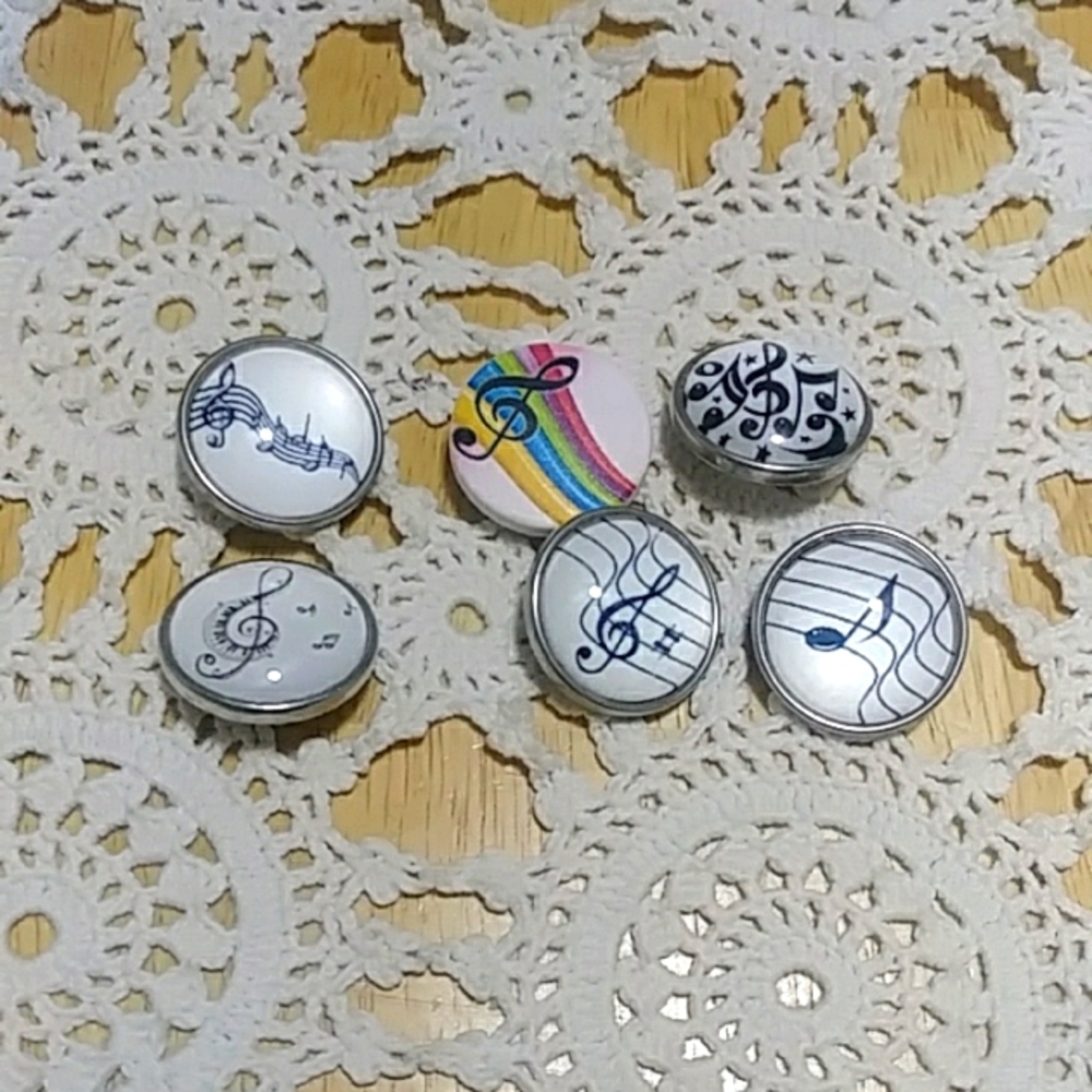 Music theme Snap Jewelry - Snap Buttons bundle
